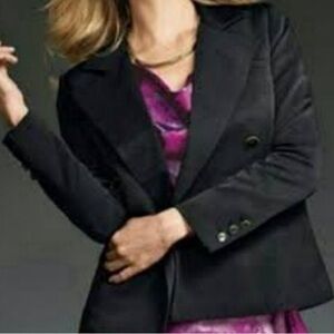 Cabi Coulette Blazer - S black rayon nylon spandex. , double breasted